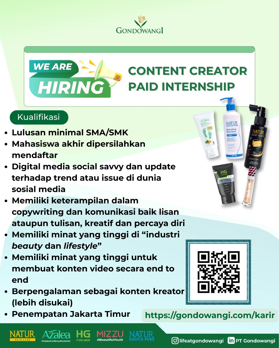 Content Creator Paid Internhsip